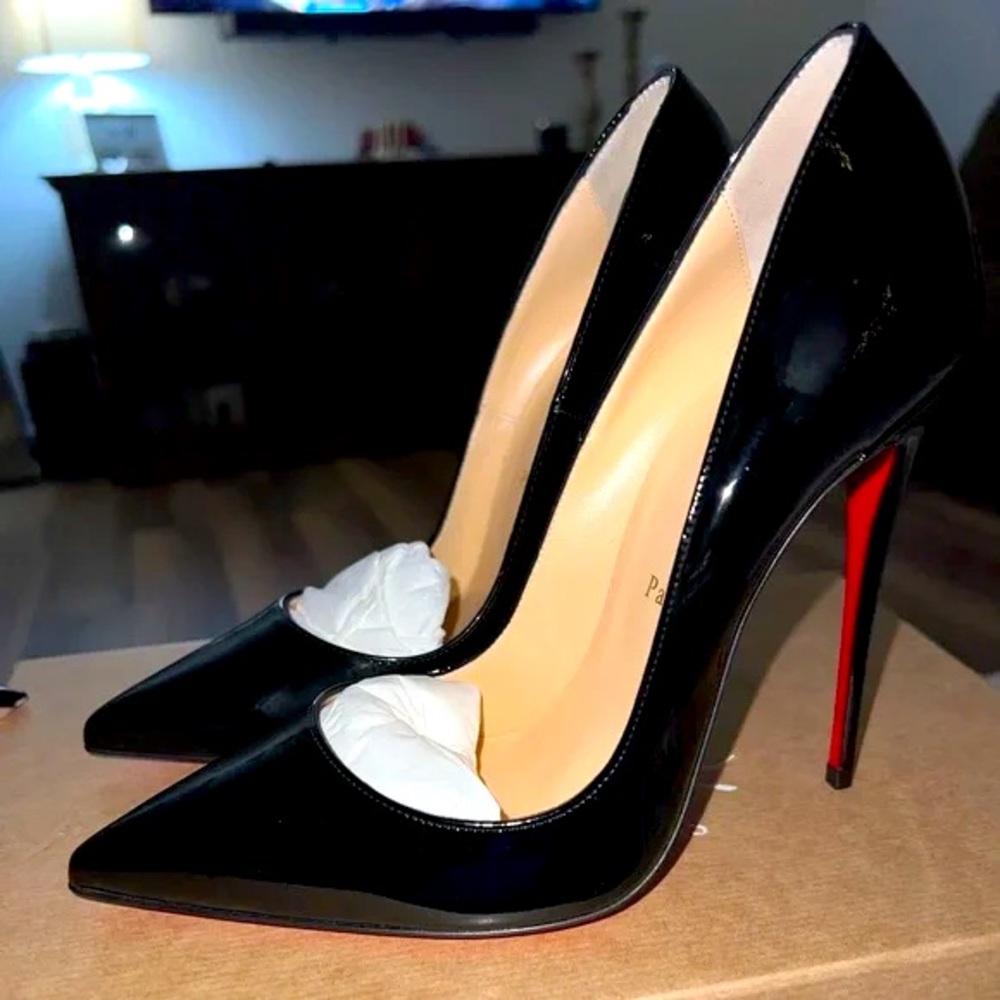 COPY - So Kate Patent Pointed-Toe Red Sole Pump
